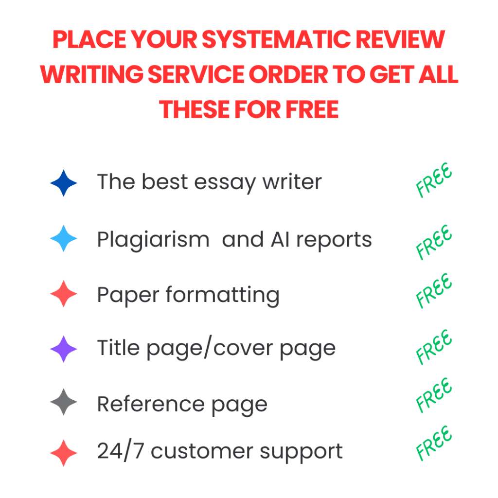 Systematic review writing services