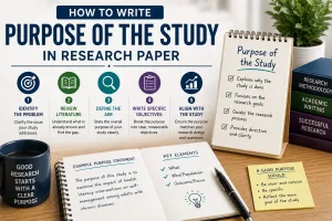 How to Write Purpose of the Study in Research Paper