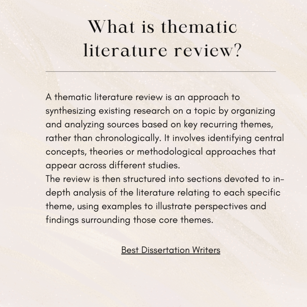 Thematic Literature Review