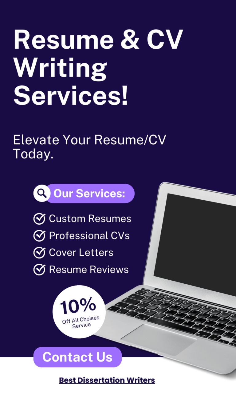 CV Writing Services from Best Dissertation Writers