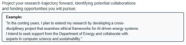 How to write a research statement step 3
