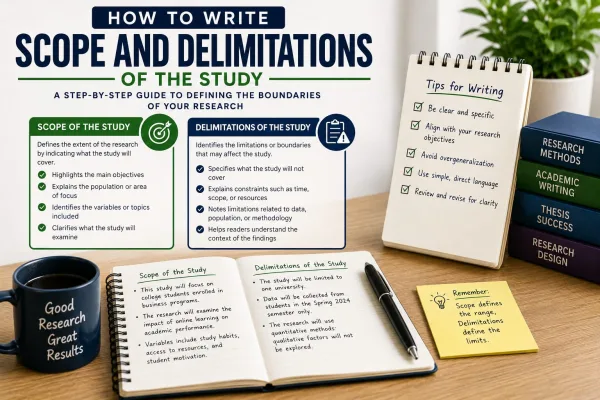 How To Write Scope and Delimitations of the Study