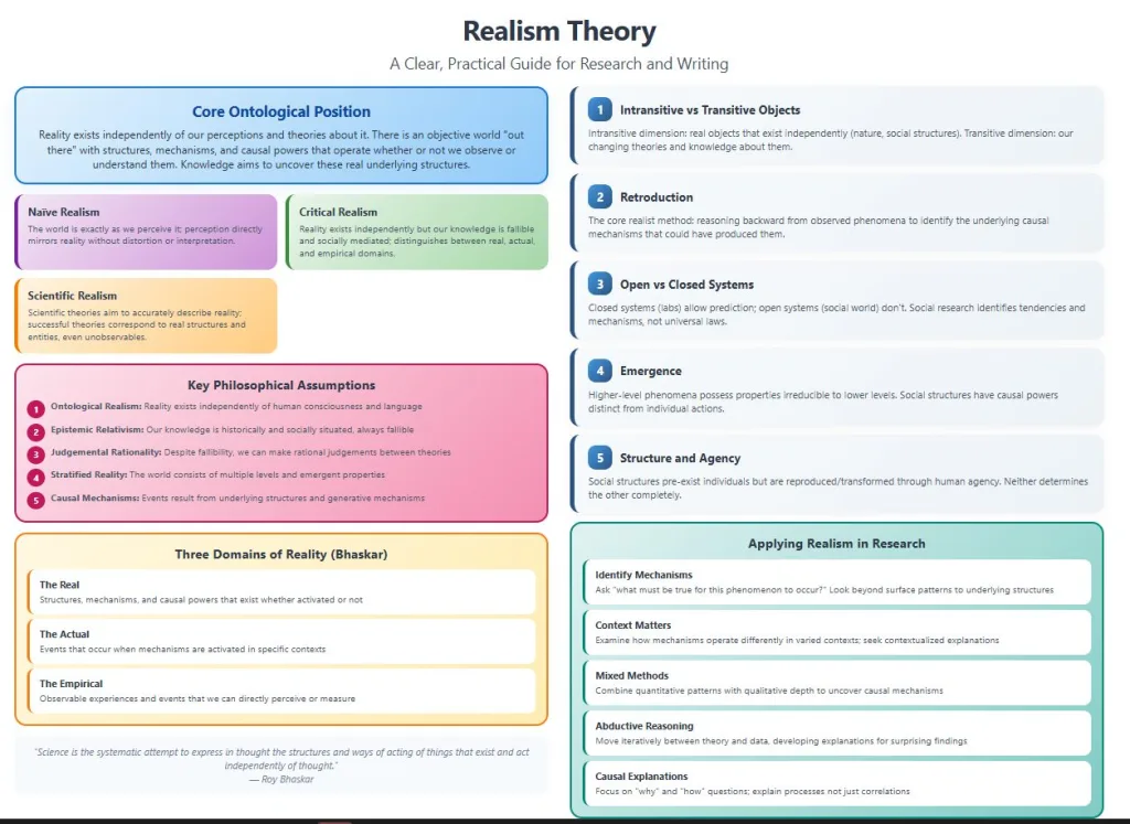 Realism Theory: A Clear, Practical Guide for Research and Writing