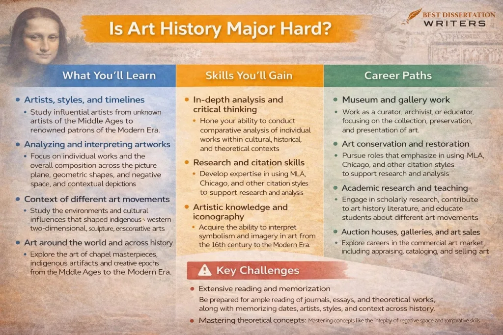Is art history major hard