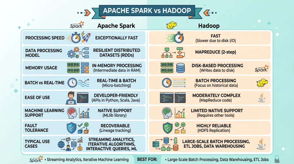 Apache Spark vs Hadoop
