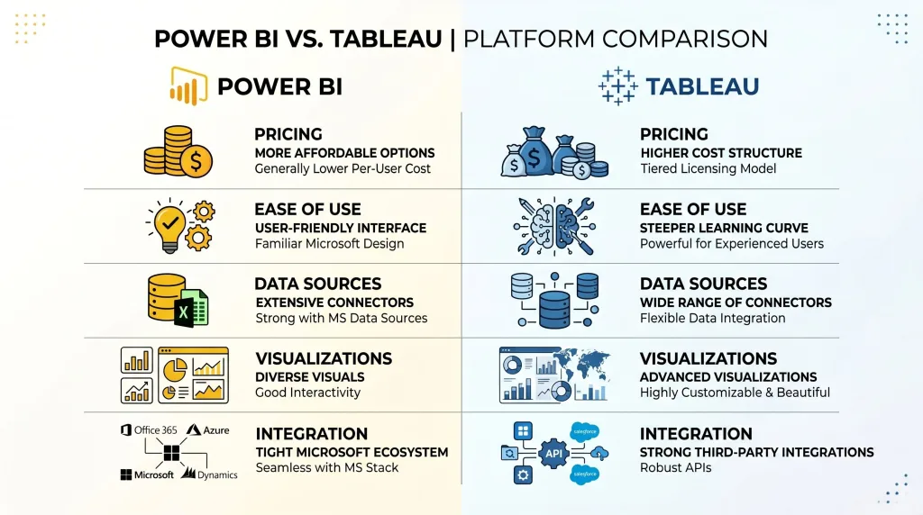 Power BI vs Tableau