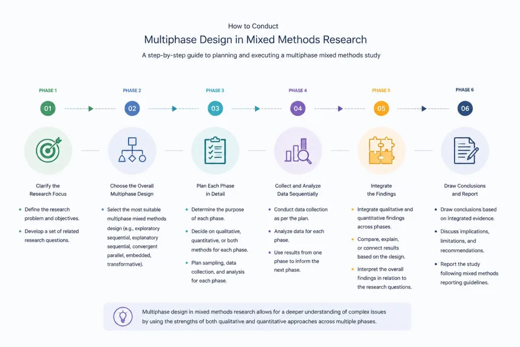 How to Conduct a Multiphase Design in Mixed Methods Research