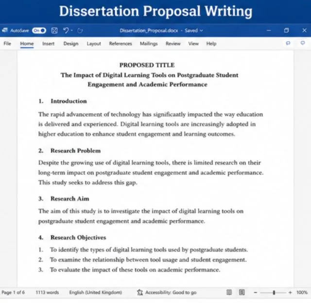 Dissertation proposal editing services