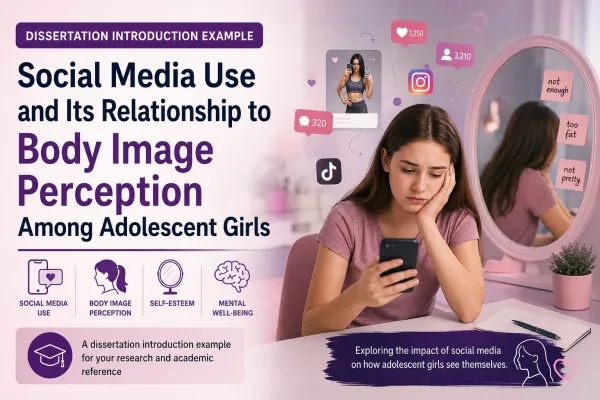 Social Media Use and Its Relationship to Body Image Perception Among Adolescent Girls