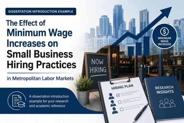 The Effect of Minimum Wage Increases on Small Business Hiring Practices in Metropolitan Labor Markets