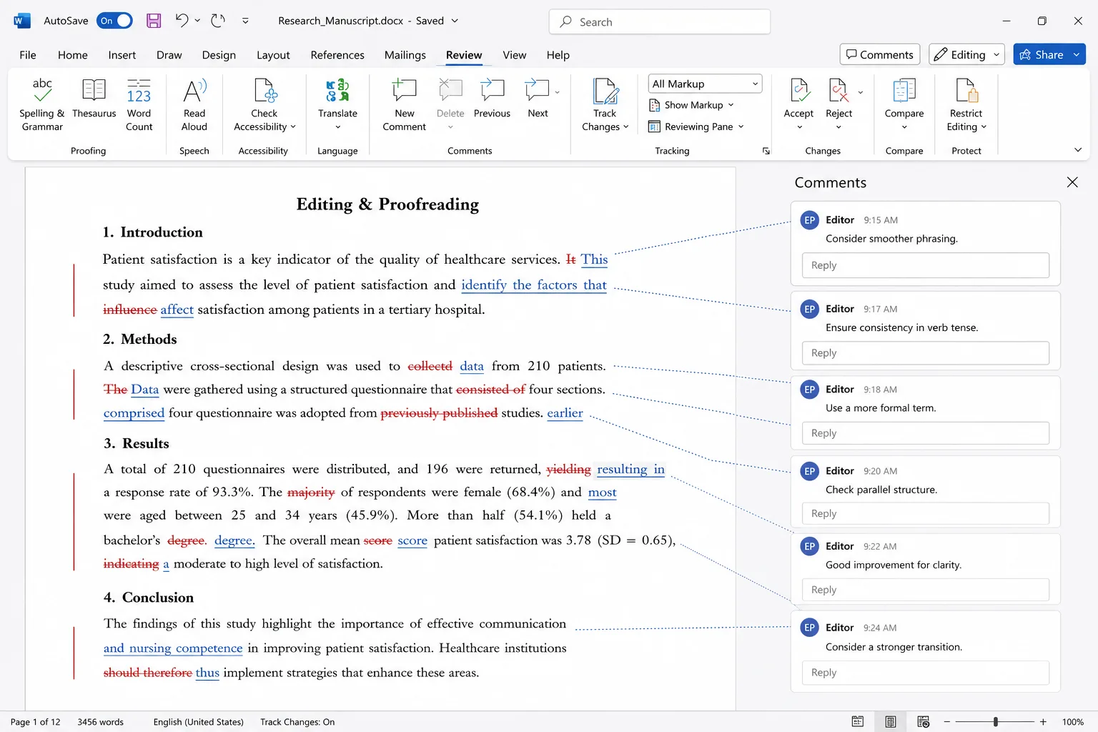 Dissertation editing and proofreading services