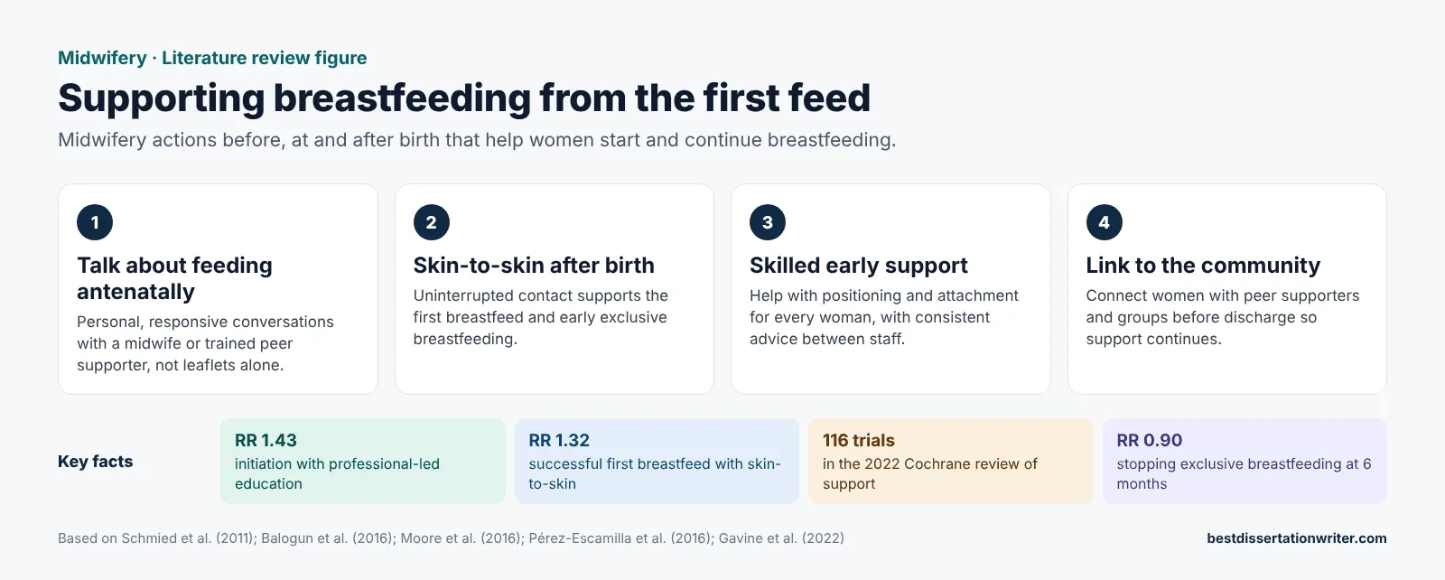 Breastfeeding initiation literature review – midwifery practice