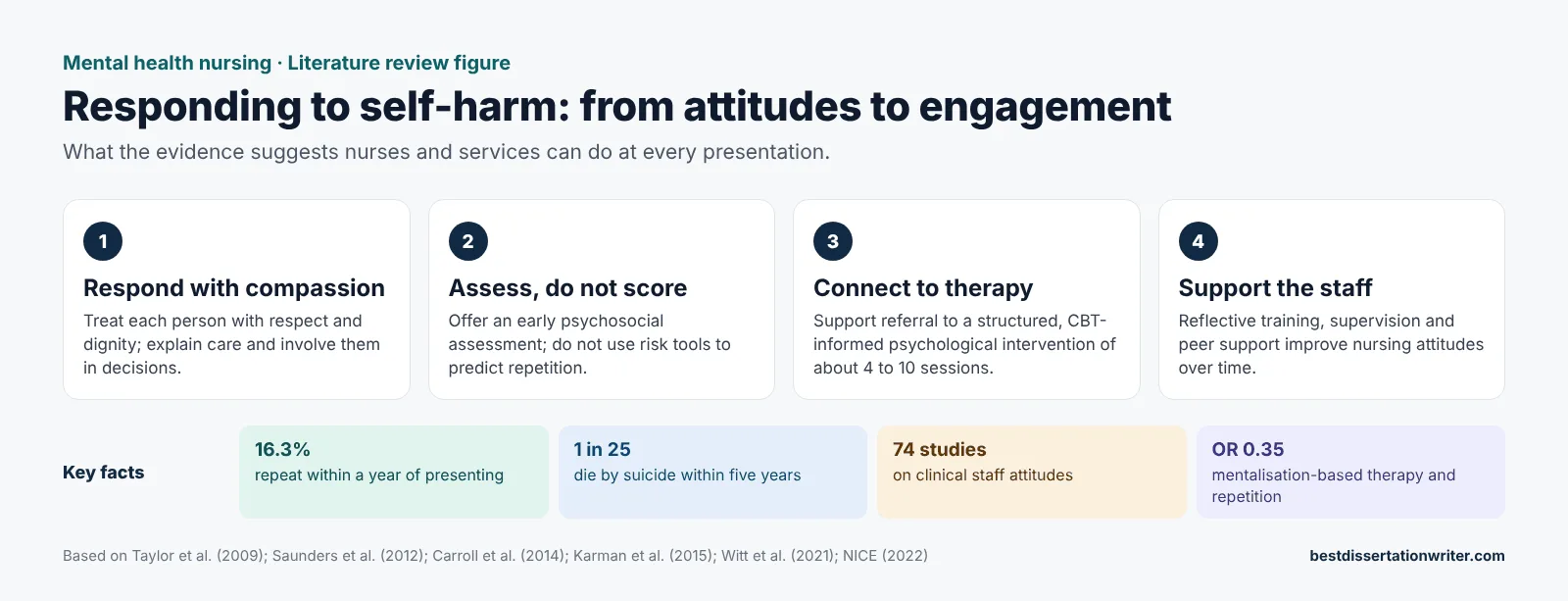 Self-harm literature review – mental health nursing practice