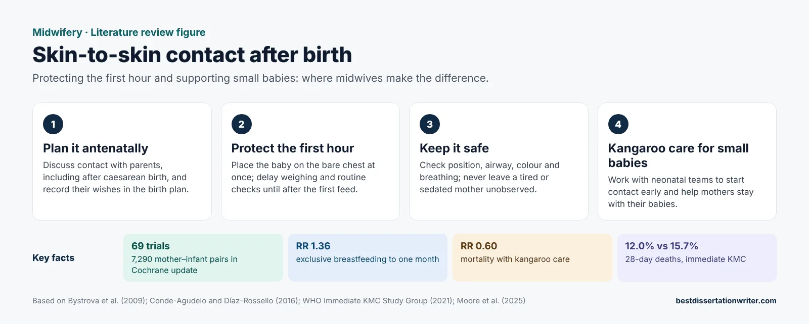 Skin-to-skin contact literature review – midwifery practice